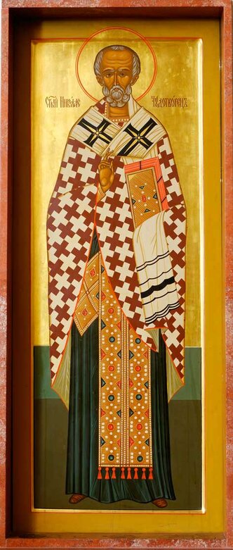 Ikone in der Ikonostase der Großen Kirche 31_nikolaus