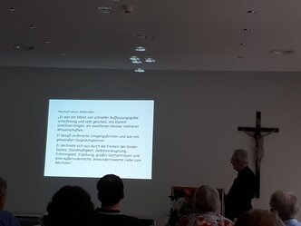 Beim Vortrag von P. Augustinus 20240808_160740