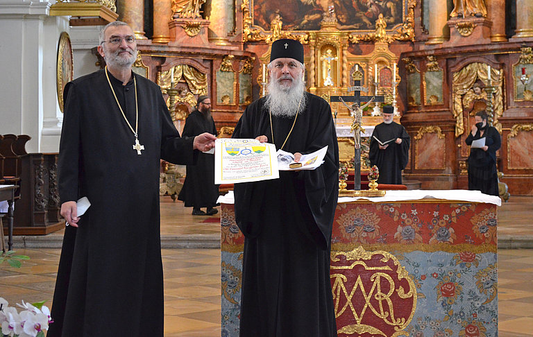 Abt-Emmanuel-Heufelder-Preis 2020/21 der Abtei Niederaltaich wurde an Metropolit Serafim verliehen