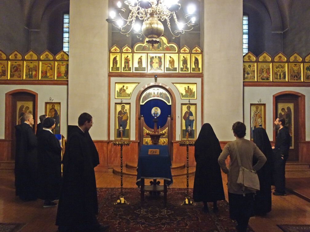 Ergänzt wurde das Vortragsprogramm am Mittwoch durch Kirchenführungen in der Basilika und unseren beiden byzantinischen Kirchen. 888_DSC08788